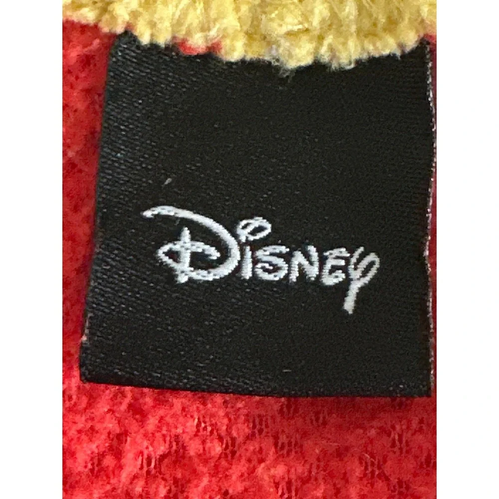 Disney Winnie the Pooh Red Yellow Fleece Hooded Onesie Pajamas  Long Sleeve - Picture 8 of 13